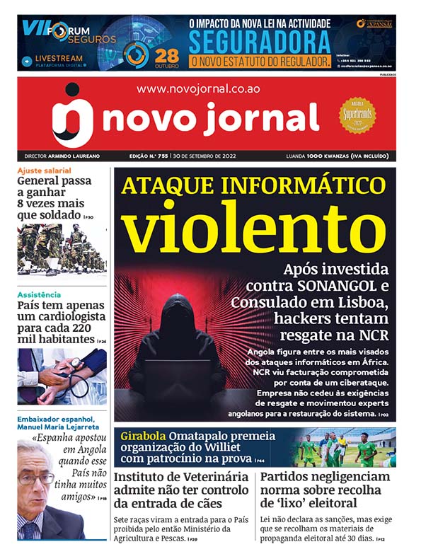 Espaço Novo Jornal na LAC,  edição de 30 de Setembro de 2022