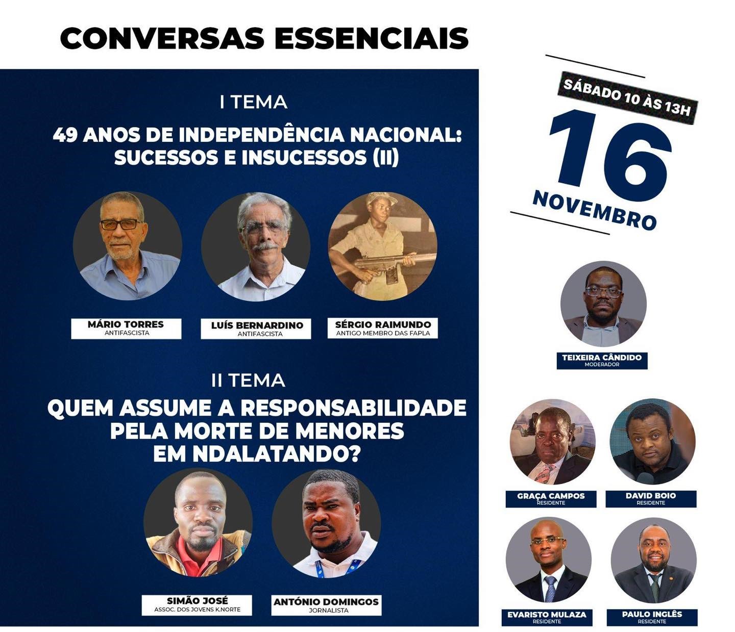 Tertúlias Essenciais, 49 Anos de Independência: Sucessos e Insucessos (Parte II)