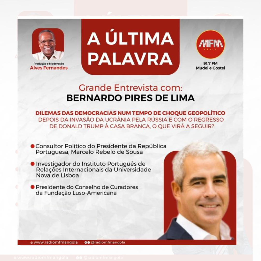 A última palavra com Bernardo Pires de Lima