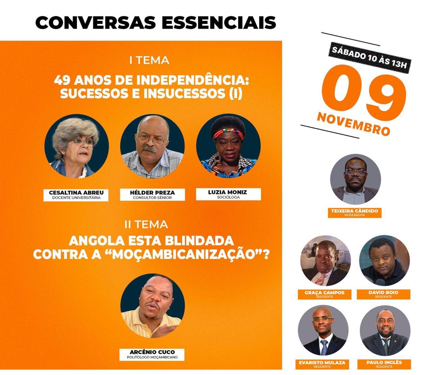 Tertúlias Essenciais, 49 Anos de Independência – Sucessos e Insucessos