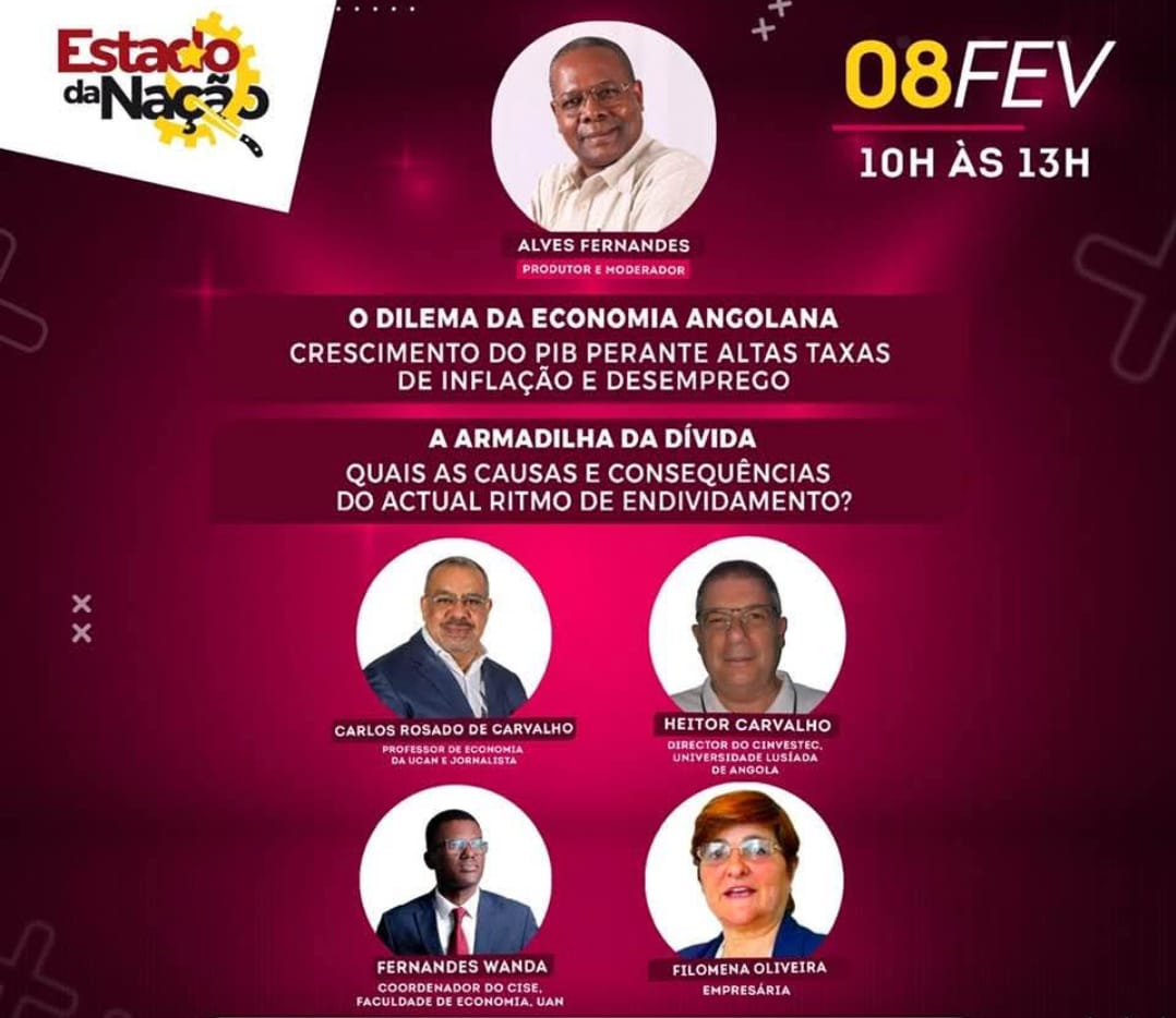 O Estado da Nação, O DILEMA DA ECONOMIA ANGOLANA – Crescimento do PIB perante Altas Taxas de Inflação e Desemprego