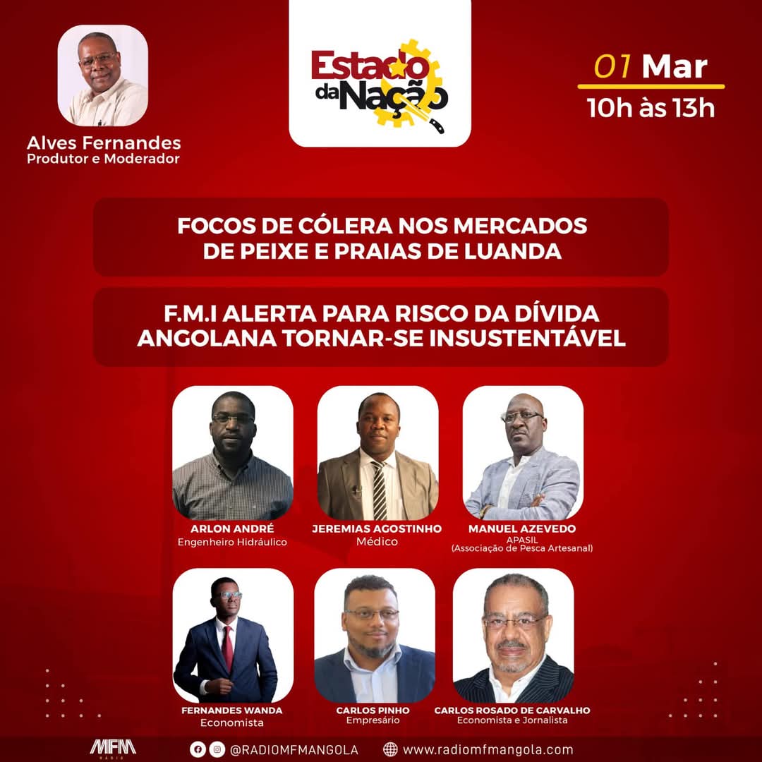 O Estado da Nação, Focos de cólera nos mercados de peixe e praias de Luanda