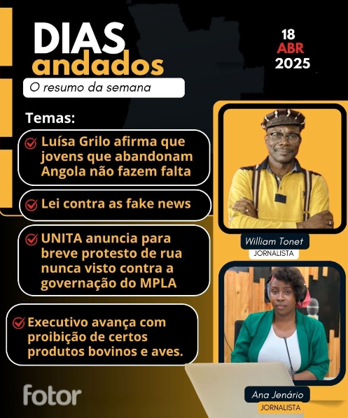 DIAS ANDADOS, edição de 18 de Abril de 2025