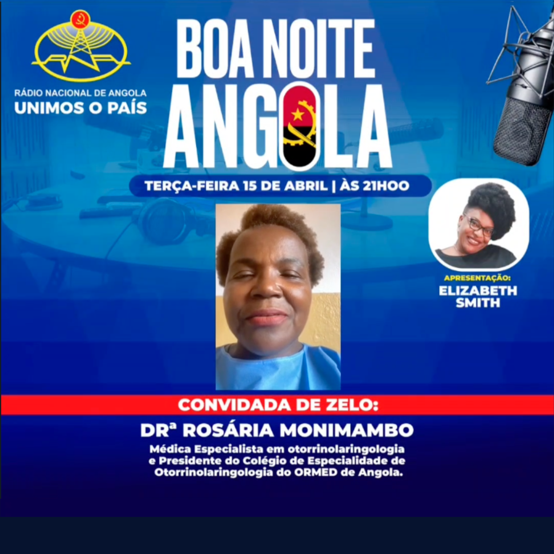 CONVIDADO DE ZELO, com Dra. Rosária Monimambo
