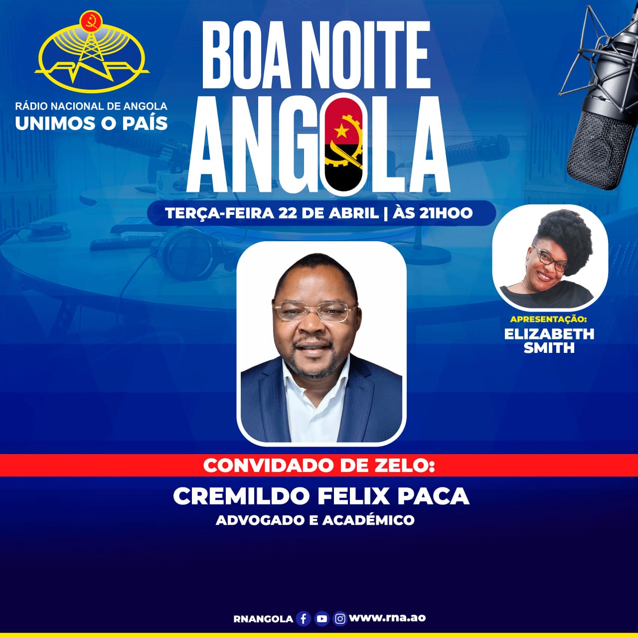 CONVIDADO DE ZELO, com Cremildo Felix Paca