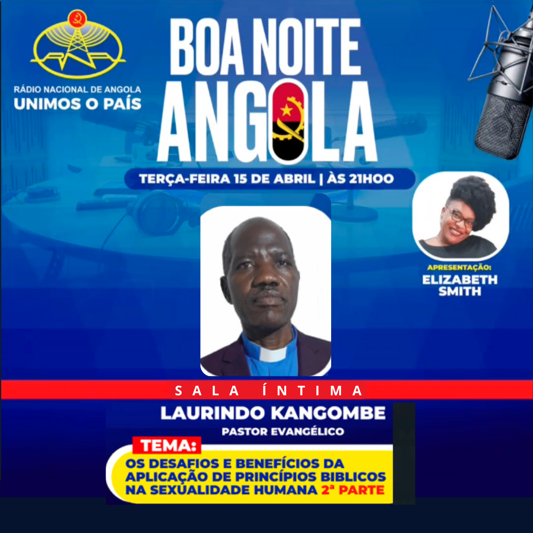 SALA ÍNTIMA, com pastor evangélico, Laurindo Juliano Kamgombe