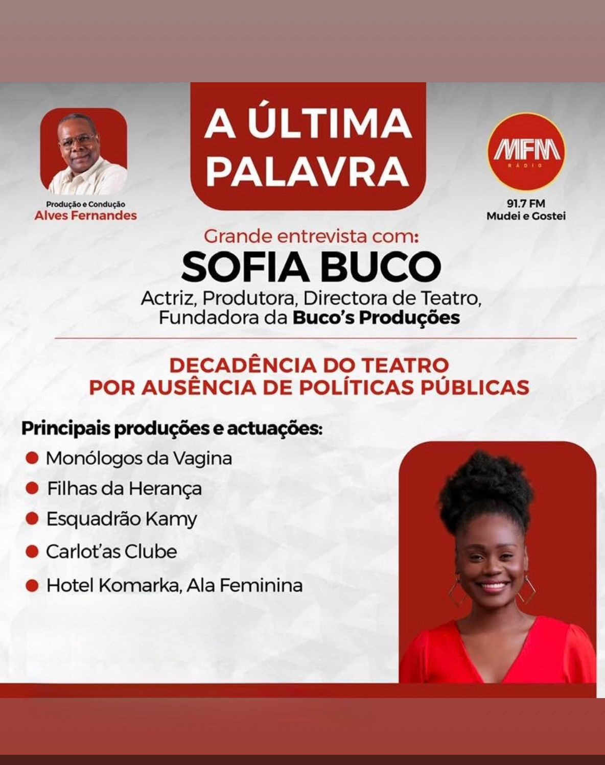 A Última Palavra com Sofia Buco