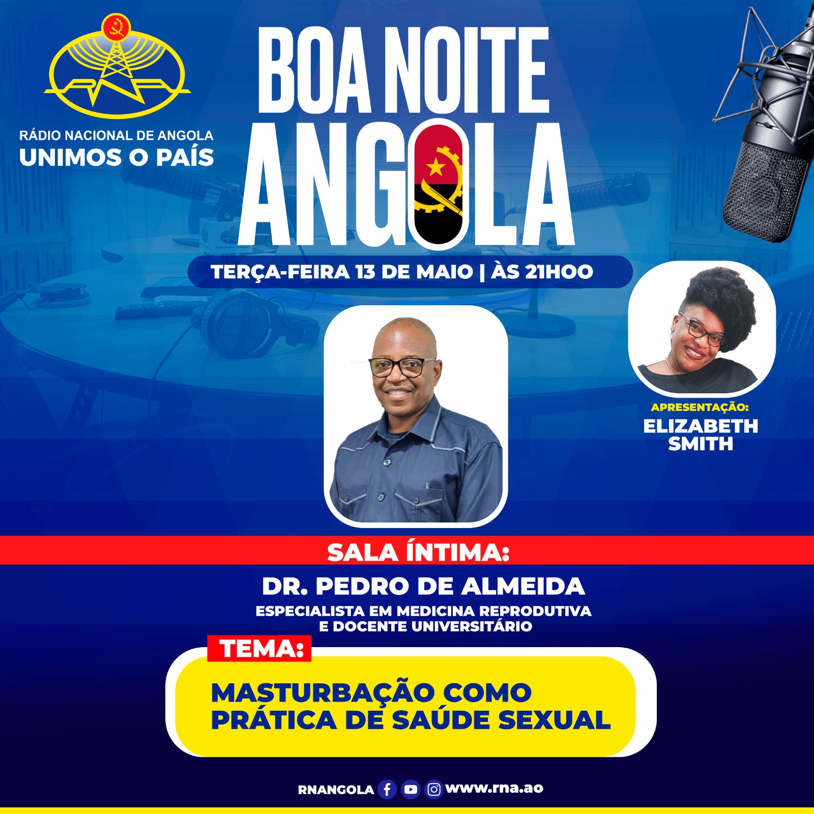 Sala Íntima, com o Dr. Pedro de Almeida