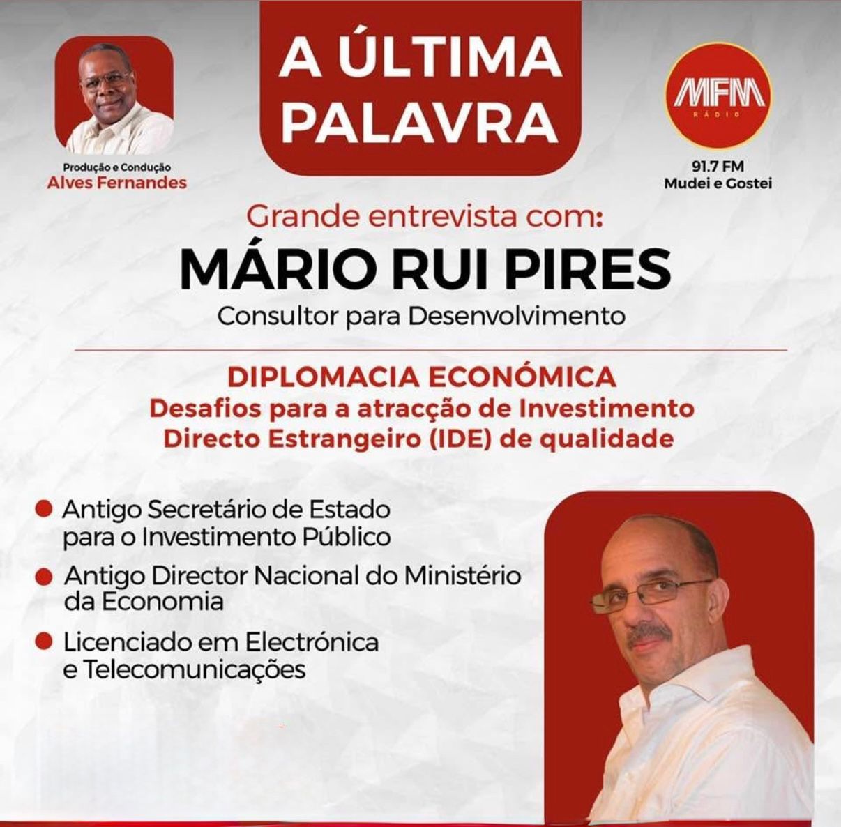 A Última Palavra com Mário Rui Pires