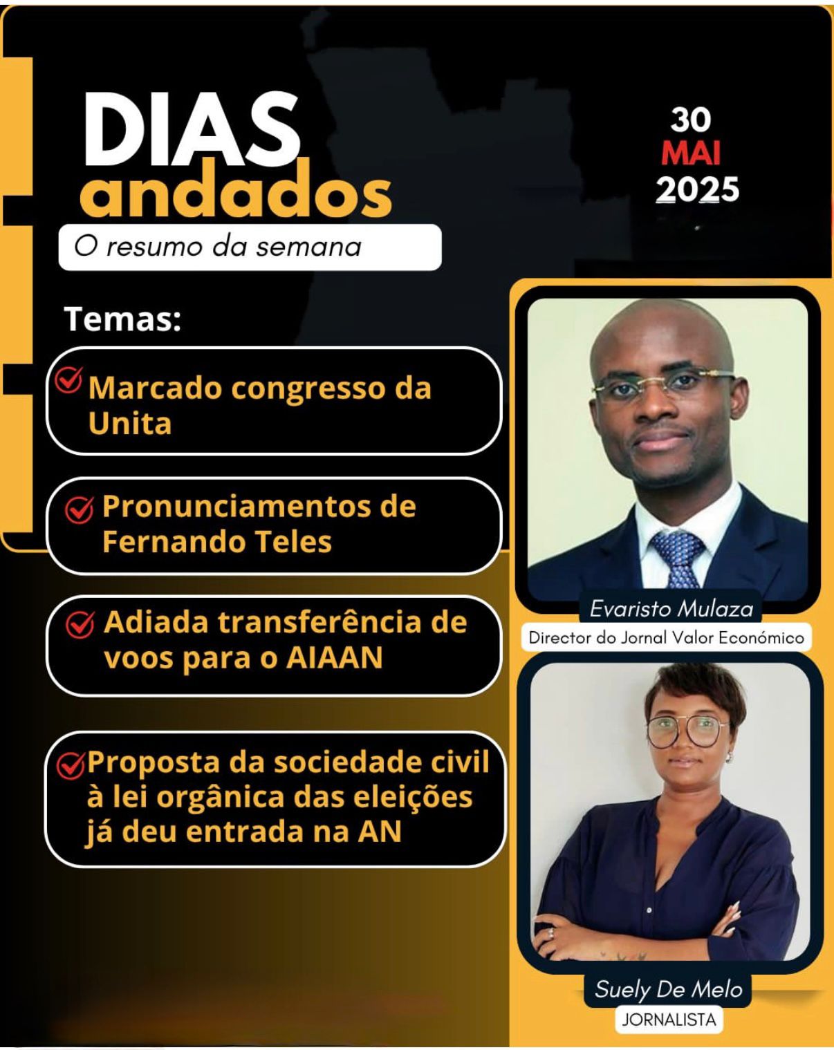 Dias Andados, edição de 30 de Maio de 2025