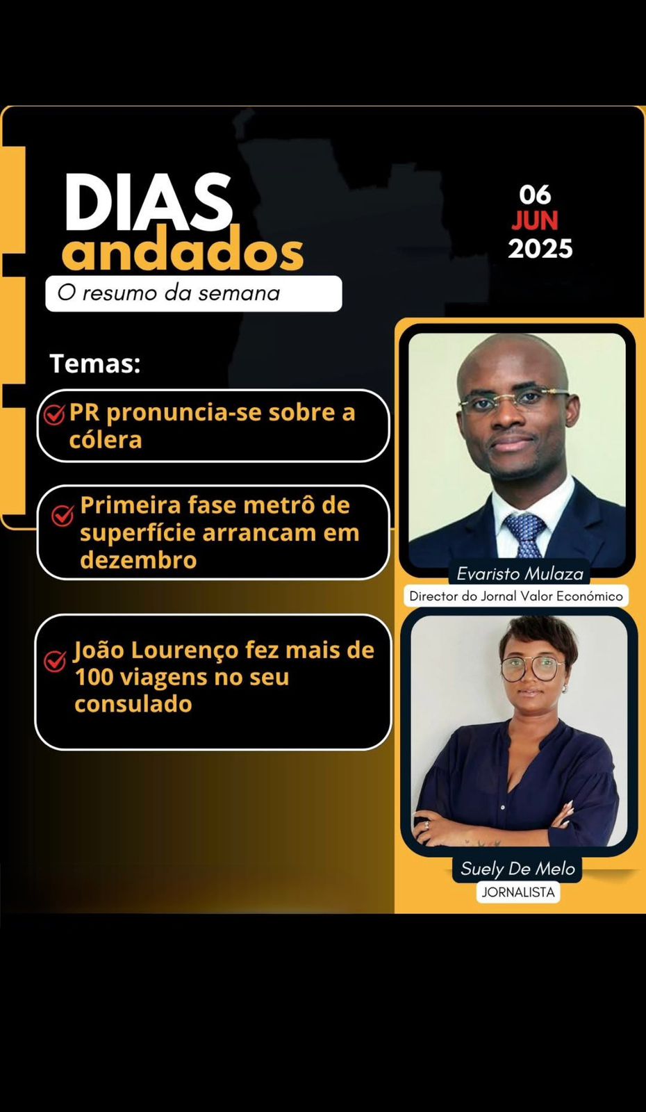 Dias Andados, edição de 06 de Junho de 2025