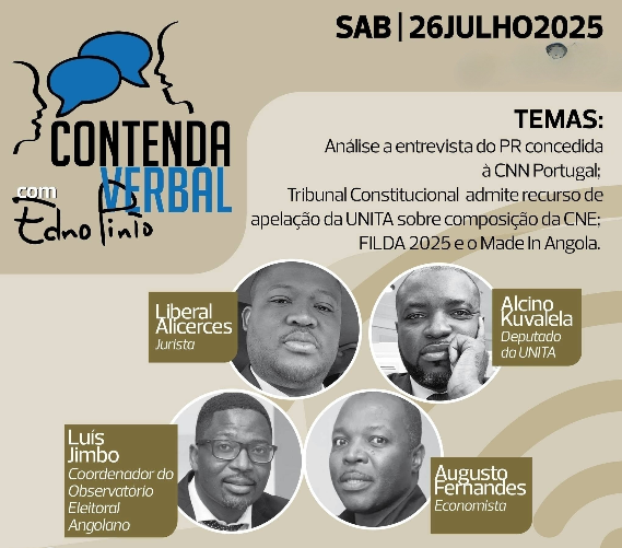 Contenda Verbal, edição de 26 de Julho de 2025