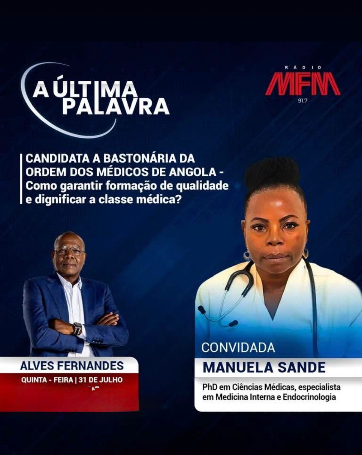 A Última Palavra com Manuela Sande